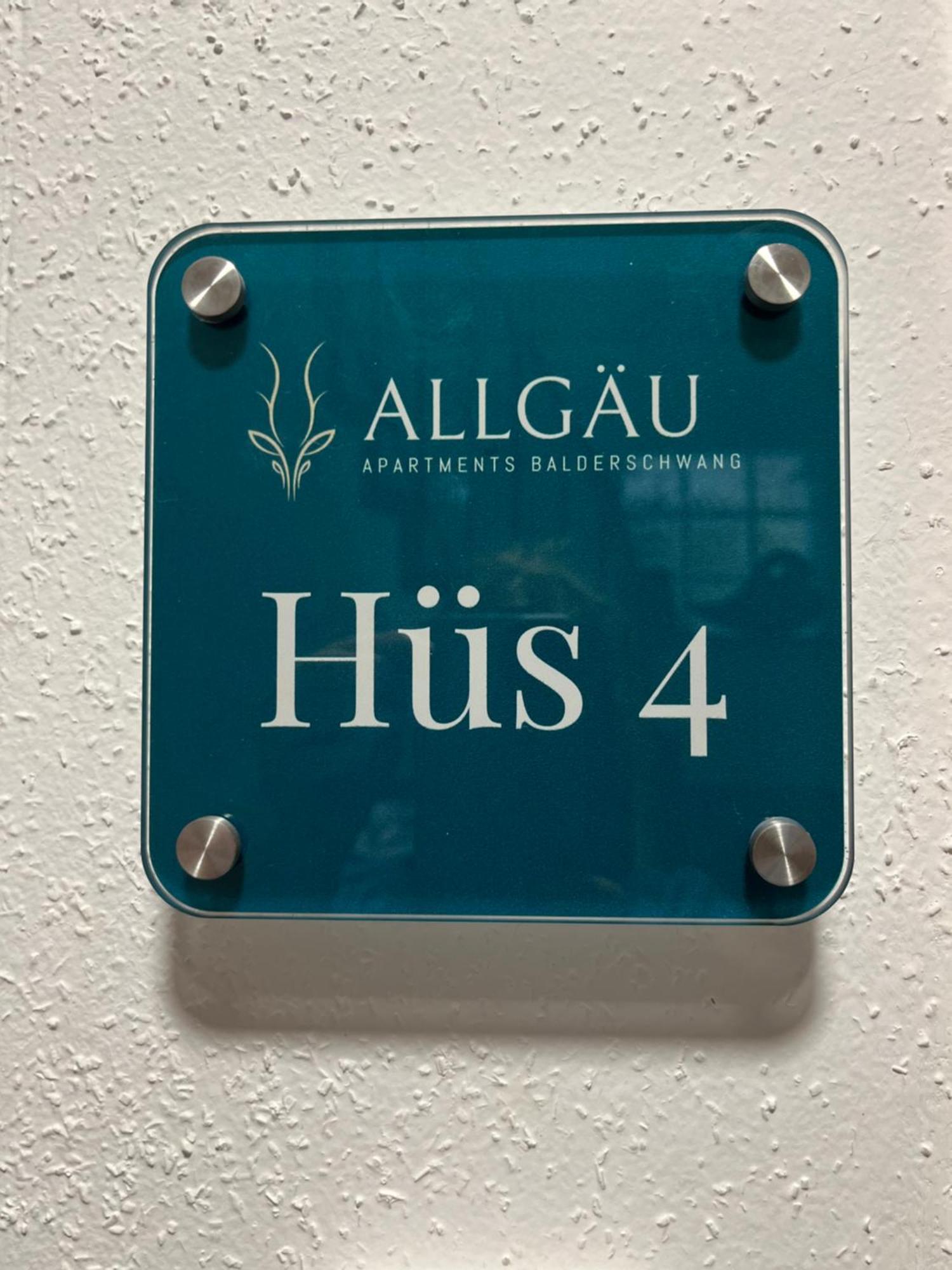 Allgaeu Apartments Hues 4 Ferienwohnung Mit Self-Checkin บัลเดอร์ชวัง ภายนอก รูปภาพ